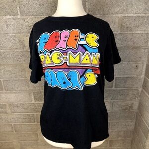 Vintage Style Pac-Man Graphic Tee – Size L | Retro Arcade Gamer Shirt